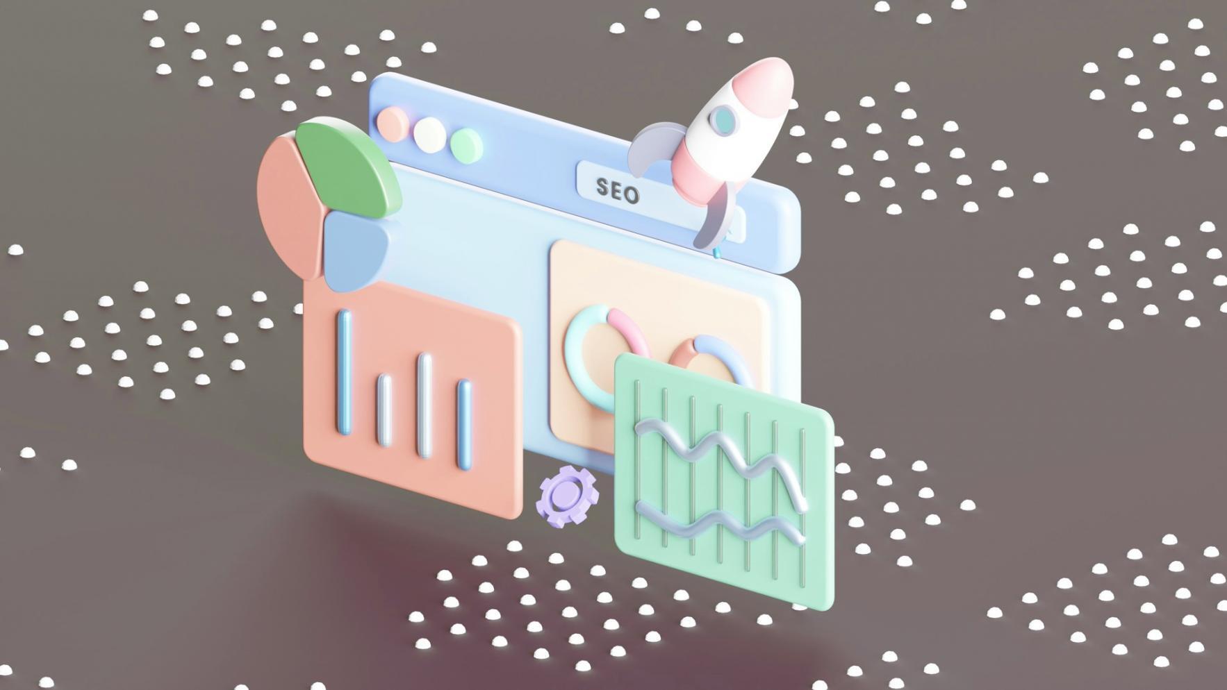 Content strategy workspace with notes and research materials